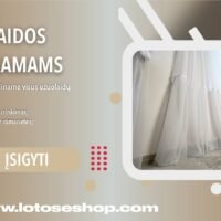 Pagal individualų užsakymą. Prabangi išskirtinio dizaino dienine užuolaida su plisuoto tiulio audinio dekoru