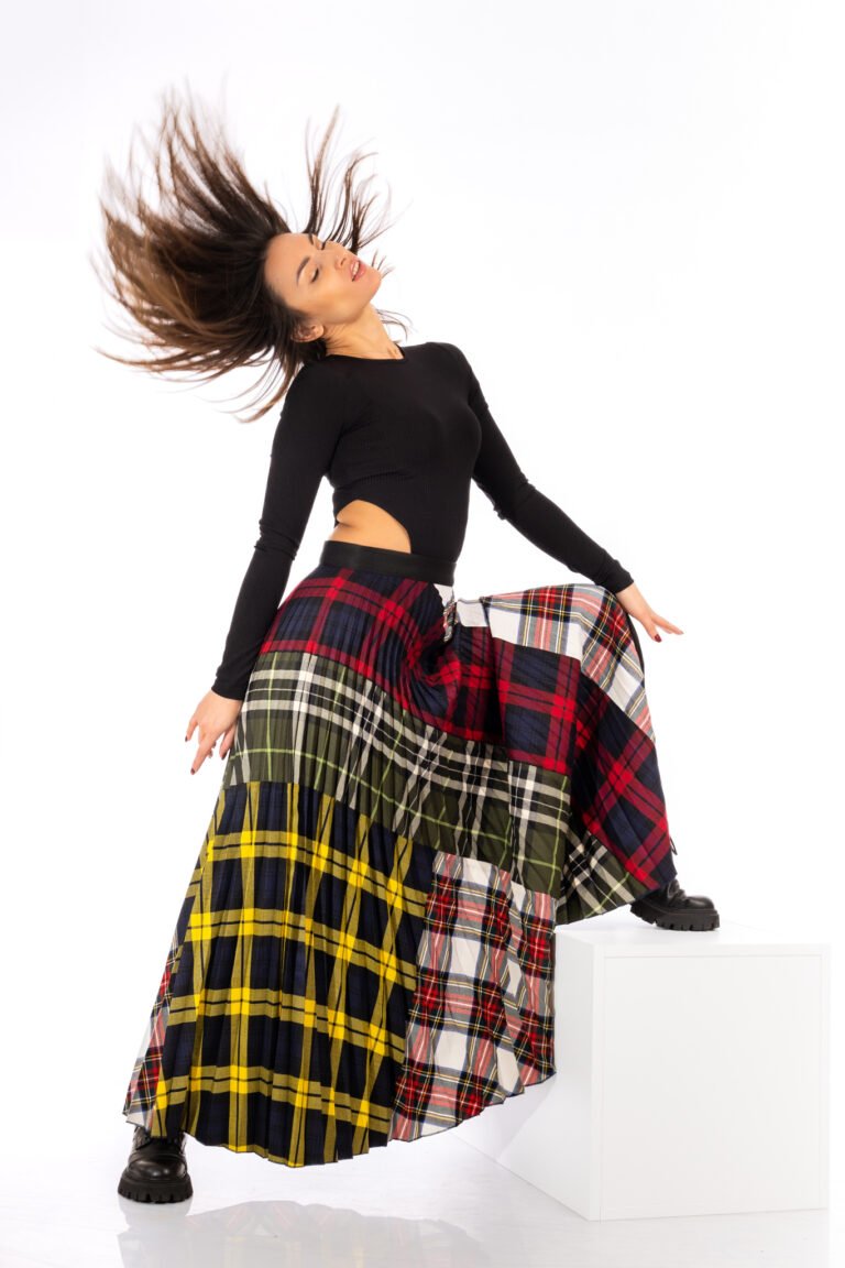 Gofruotas sijonas pleated skirt