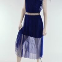 Summer sunray plisse transparent youth modern tulle dress 9431 scaled