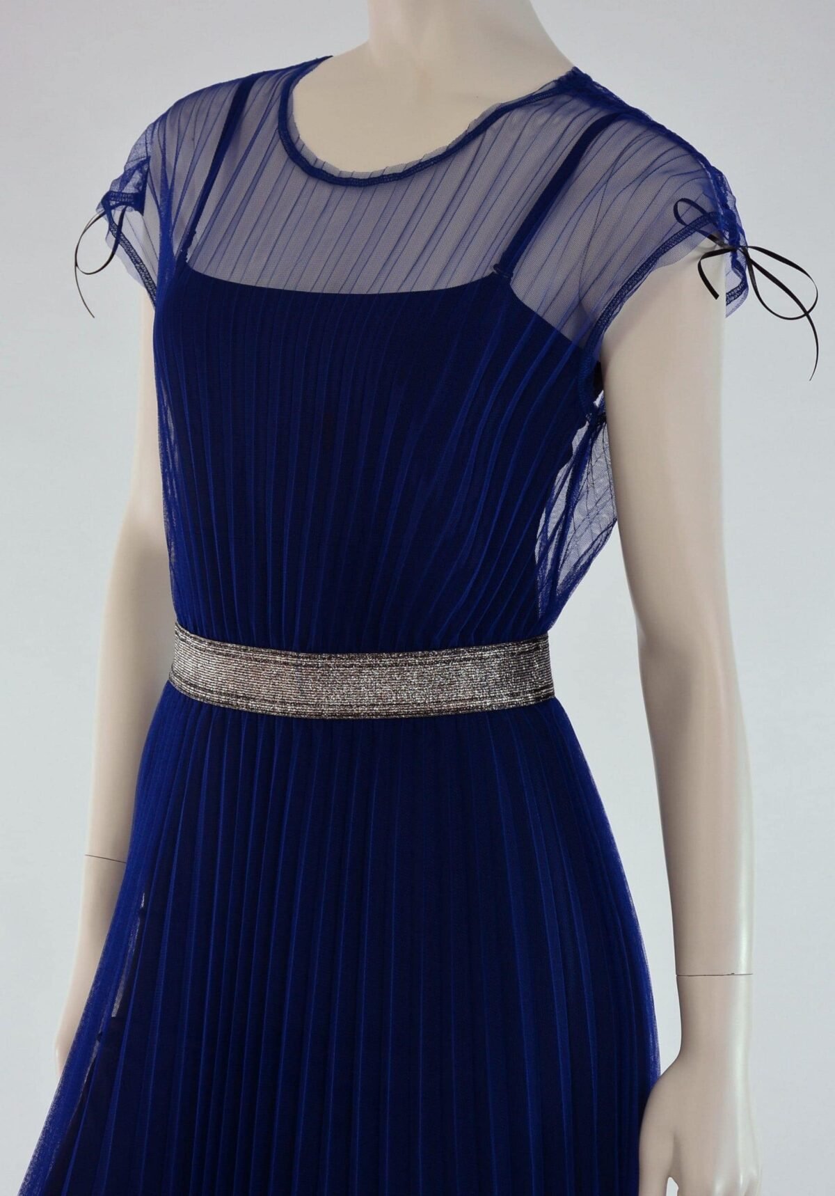 Summer sunray plisse transparent youth modern tulle dress 9434 scaled