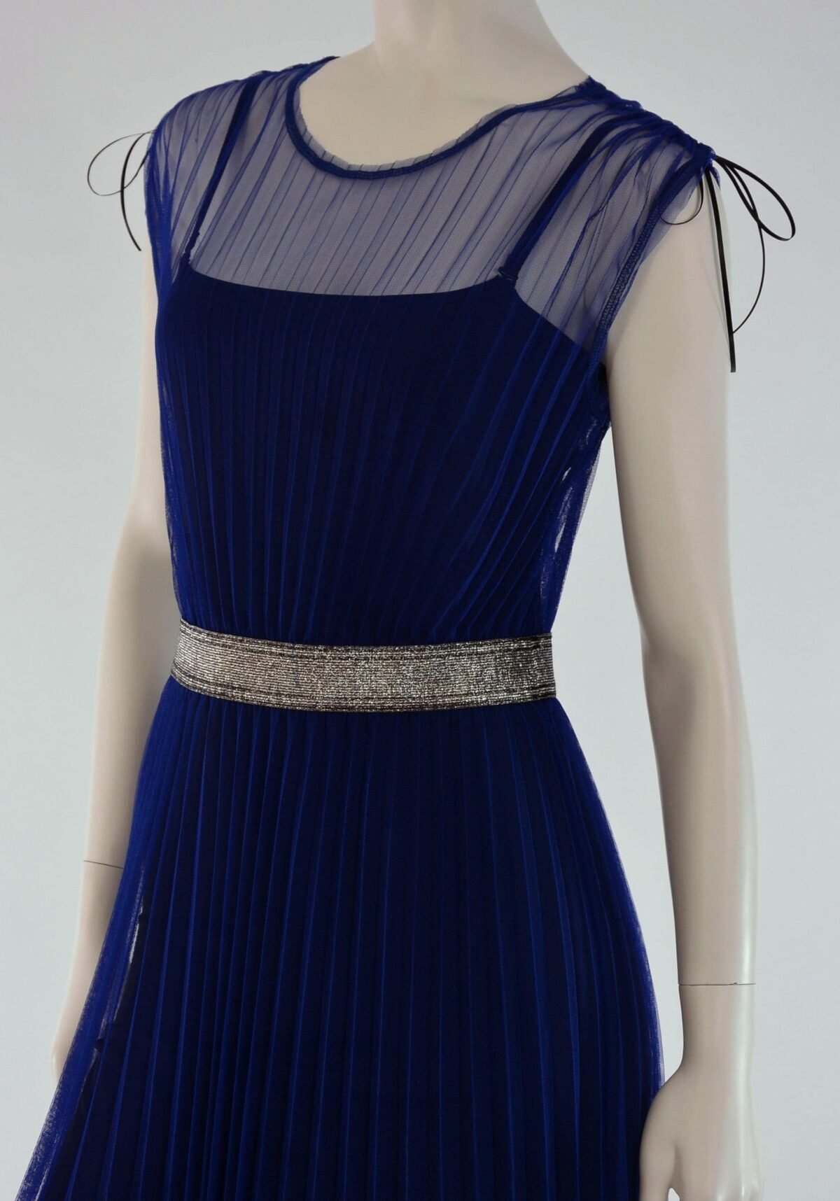 Summer sunray plisse transparent youth modern tulle dress 9436 scaled