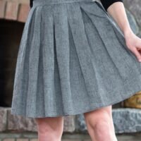box pleated skirts 104