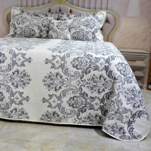 Lovatiesė Dina dvipuse baltai pilkos spalvos originalaus dizaino 250×250