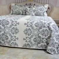 Lovatiesė Dina dvipuse baltai pilkos spalvos originalaus dizaino 250×250