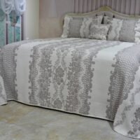 Lovatiesė Dina2 dvipuse baltai rusvos spalvos originalaus dizaino 250×250