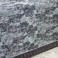 Dygsniuota lovatiesė su pamušalu rudos spalvos dekoruota 8 cm prabangiu gofruotu dekoru Venecija8  260×260