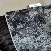 Dygsniuota lovatiesė su pamušalu rudos spalvos dekoruota prabangiu gofruotu 14 cm dekoru Venecija14 260×260