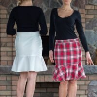 flounce trumplet skirts ellie 59