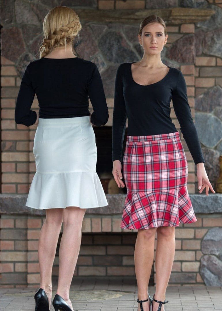 flounce trumplet skirts ellie 59