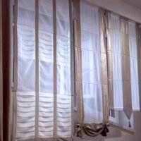 Pagal individualų užsakymą. Originalaus dizaino prabangi klostuota romanėtė užuolaida Osaka