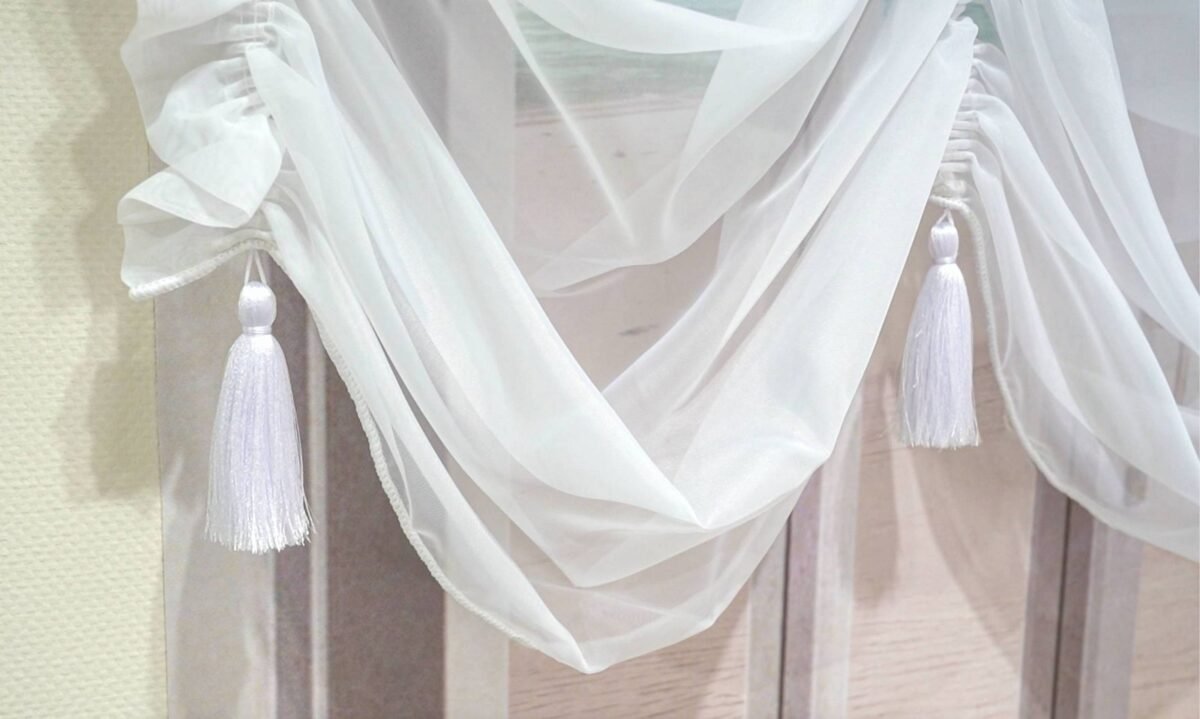 Pagal individualų užsakymą. Prabangi Romantišką Provanso stiliaus prancūziška užuolaida, romanėtė Paris