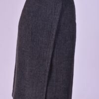skirt pencil gray liussy a5112ce7821de67dbba11f45a1115808