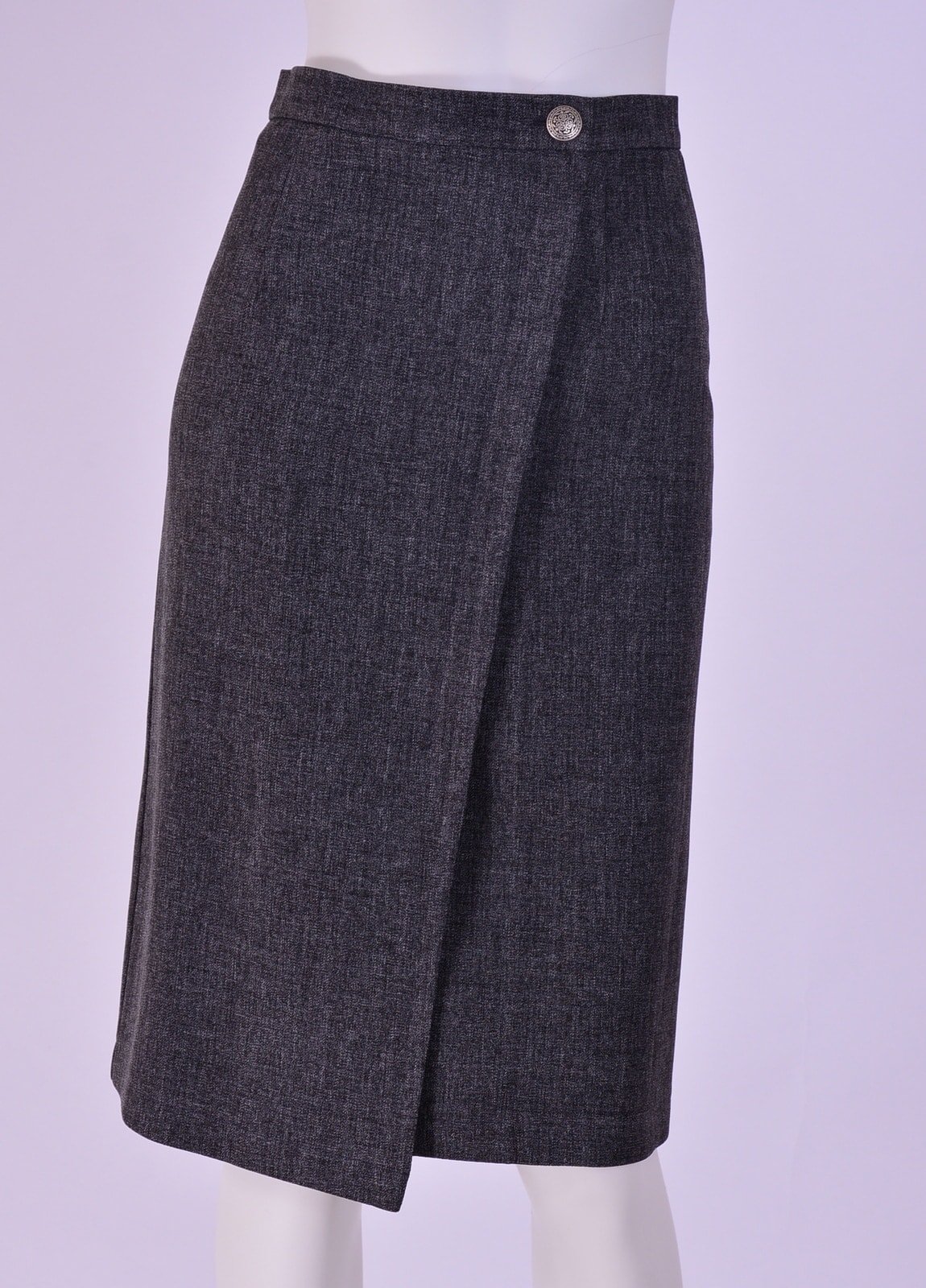 skirt pencil gray liussy a5112ce7821de67dbba11f45a1115808